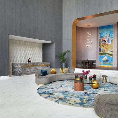 Movenpick Jumeirah Village Triangle Дубай Екстер'єр фото The lobby of the hotel